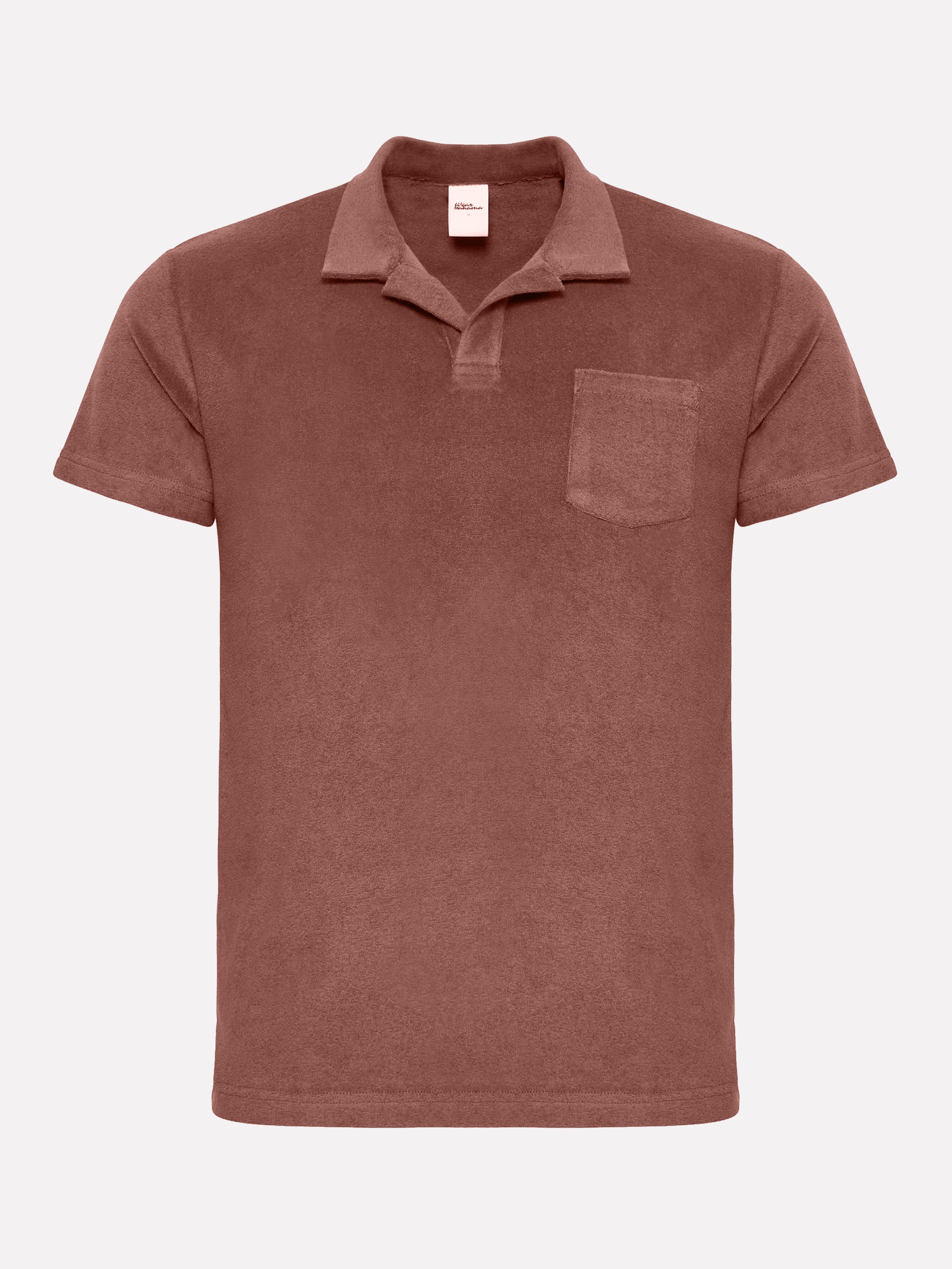 Espresso Brown Toweling Polo